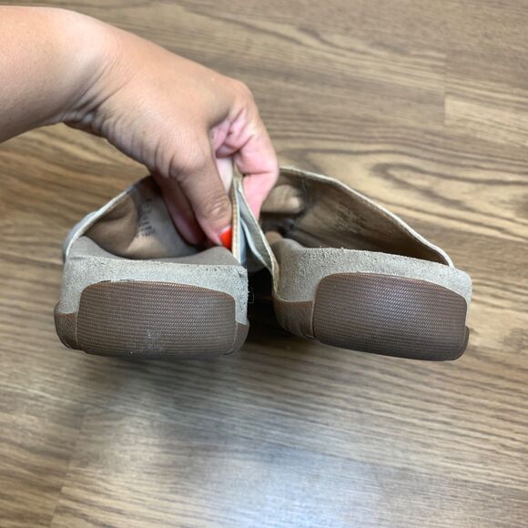 Taos Women's Leather Gift 2 Sandals In Ivory Shimmer Metallic Size 10 - Picture 4 of 8